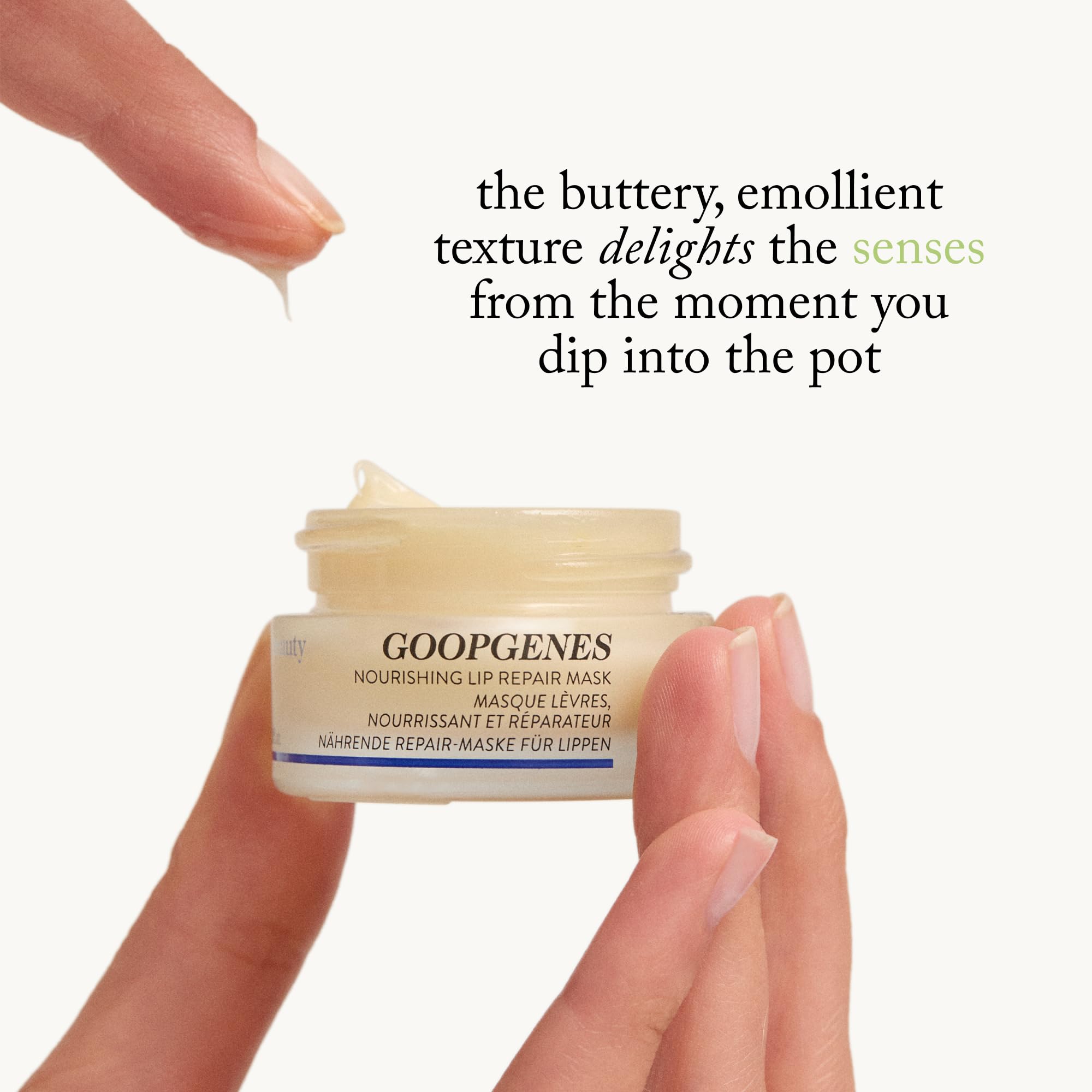 goop Beauty Nourishing Lip Repair Mask | Lip Hydration Treatment | Smooths, Plumps, & Softens | Ceramides & Vegan Lanolin | 0.3 oz goopBuy Supplements Australia