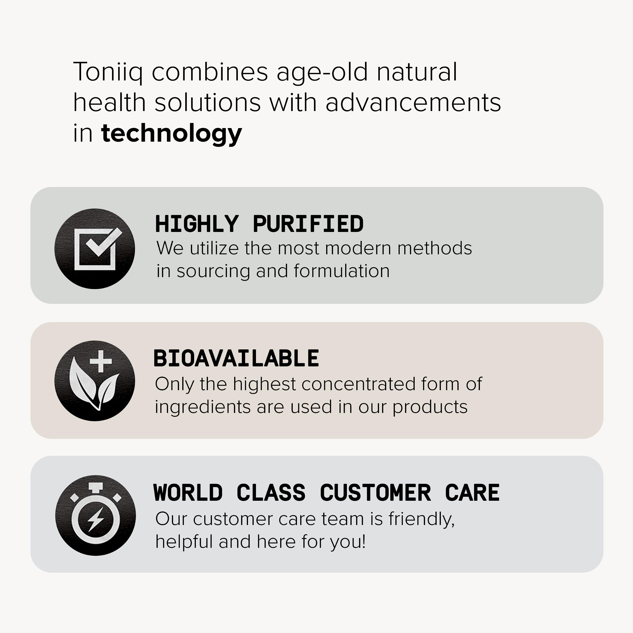 Toniiq Ultra High Strength Glutathione Capsules - 1000mg Concentrated Formula - 98%+ Highly Purified and Bioavailable - Non-GMO Fermentation