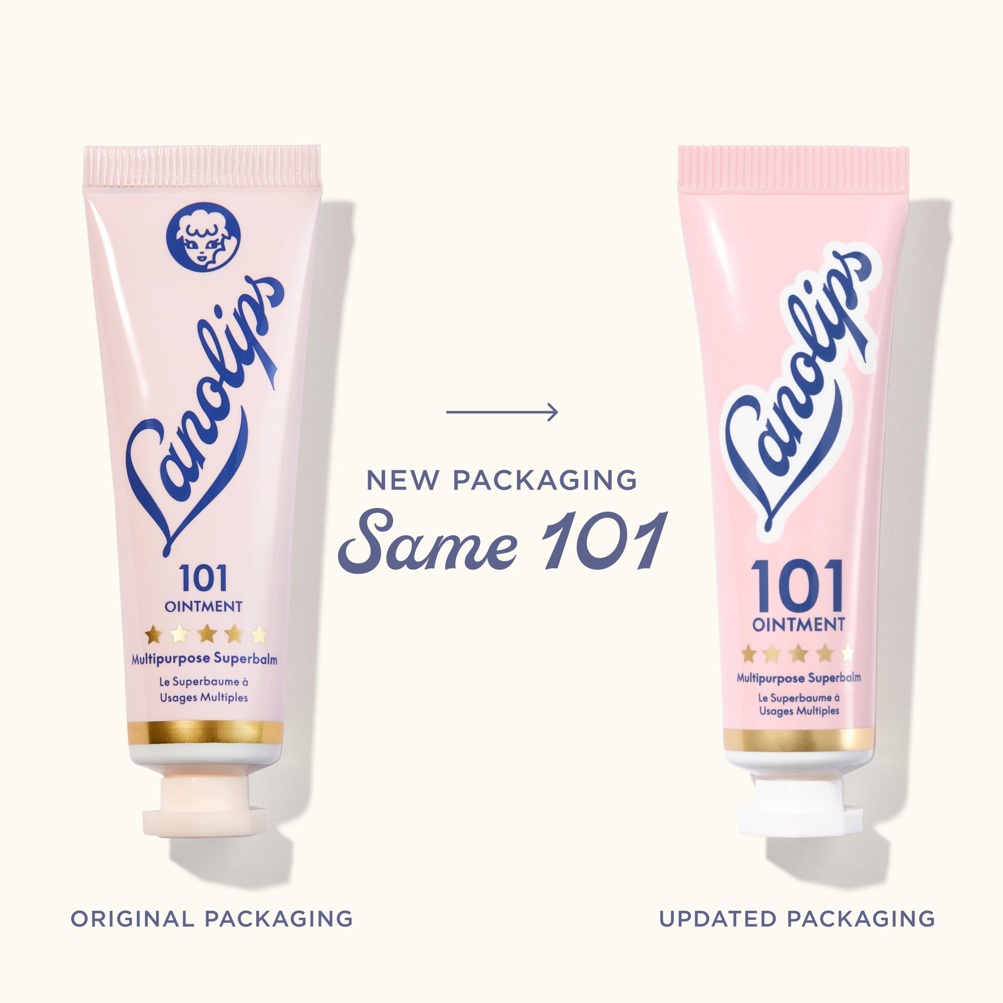 Lanolin 101 Multipurpose Ointment - Lanolin Lip Balm & Healing Ointment for Skin Barrier Repair - Moisturizer for Dry Lips, Cuticles & Elbows - No Petroleum Formula - Original Superbalm (0.52 oz) LanolipsBuy Supplements Australia