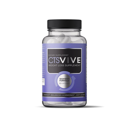 CTS Vive weight loss supplement bottle on a white background