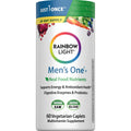 Rainbow Light Mens Multivitamin One + | 60 Caplets | Supports Energy & Antioxidant Health | with Real Food Nutrients, Digestive Enzymes & Probiotics Rainbow Light