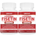 Uarcool Fisetin Supplement 2000mg for Healthy Aging and Longevity, Skin Health, Brain - Soy Free, Vegetarian - 60 Softgels(2 Bottles) UarcoolBuy Supplements Australia