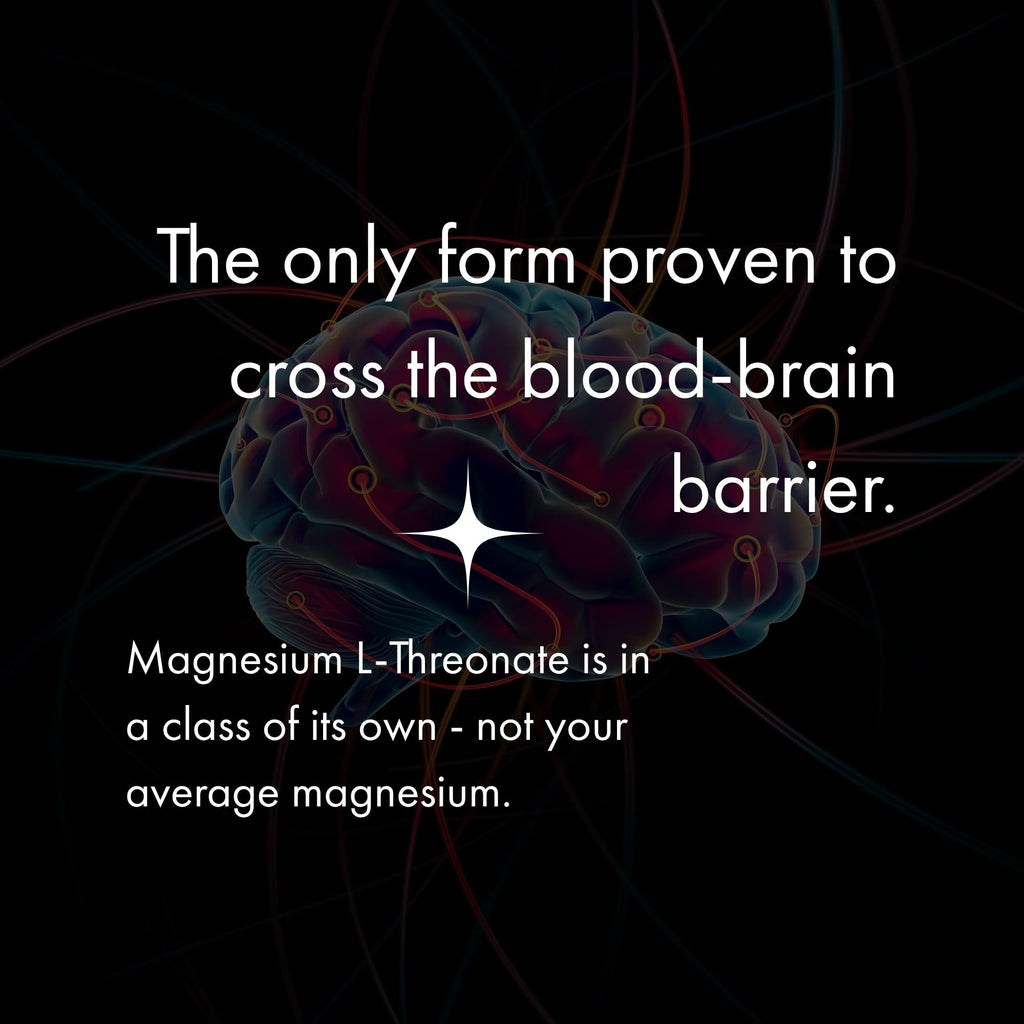 NAOMI Magnesium L-Threonate with 2,000mg Patented Magtein®, High Absorption Elemental Magnesium, Memory Supplement - Brain Health, Focus, Nerve Support, Heart Health, Natural Sleep Aid, 60 Veggie Caps NAOMIBuy Supplements Australia
