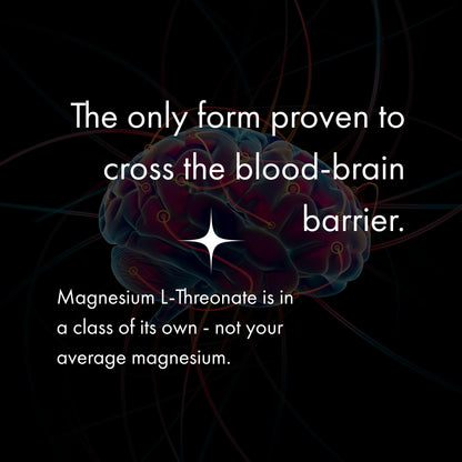 NAOMI Magnesium L-Threonate with 2,000mg Patented Magtein®, High Absorption Elemental Magnesium, Memory Supplement - Brain Health, Focus, Nerve Support, Heart Health, Natural Sleep Aid, 60 Veggie Caps NAOMIBuy Supplements Australia