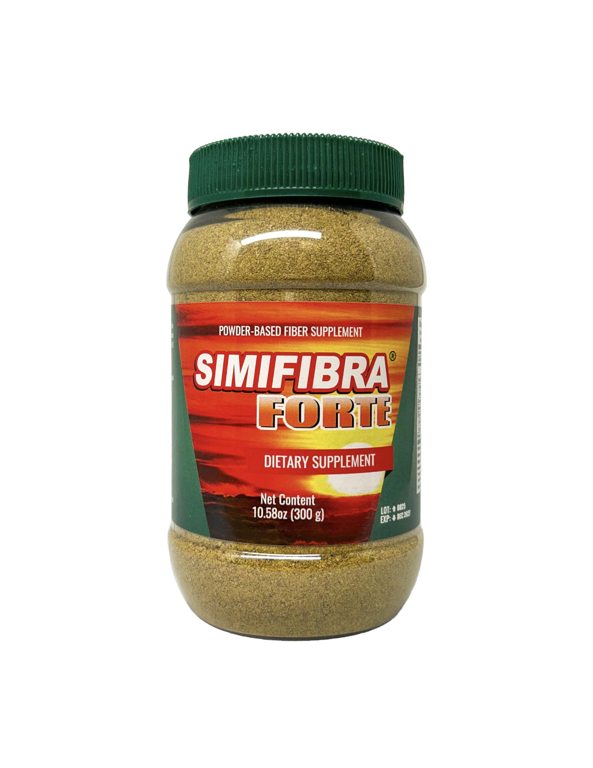 Simifibra Forte MX Dietary Fiber Supplement Powder 300g - Supports Digestive Health and Weight Management | Suplemento de Fibra Dietética en Polvo, 300g