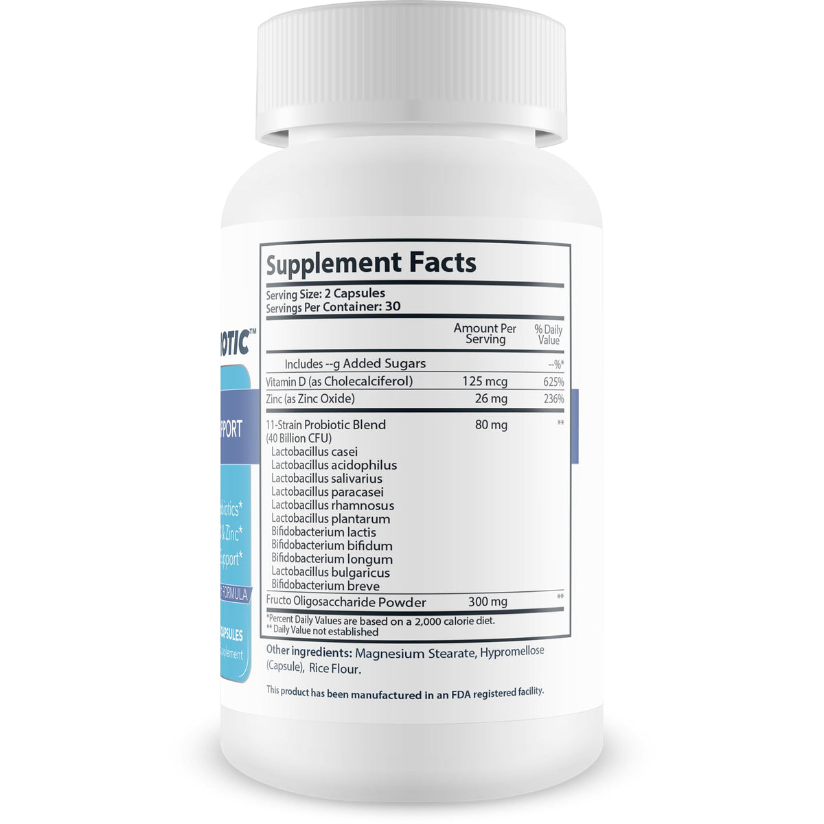 Pro Skin Probiotic - Skin Health Supporting Probiotic with Immune Support - Promote Healthy Skin Microbiome from Inside Out - Health Starts in the Gut - Support Reduced Breakouts, Redness, & Puffiness