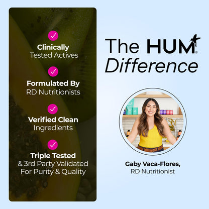 HUM Collagen Love Skin Supplement, Collagen Peptides Capsules with Hyaluronic Acid & Vitamin C, Supports Firm Skin & Helps Minimize Signs of Aging, Supplements