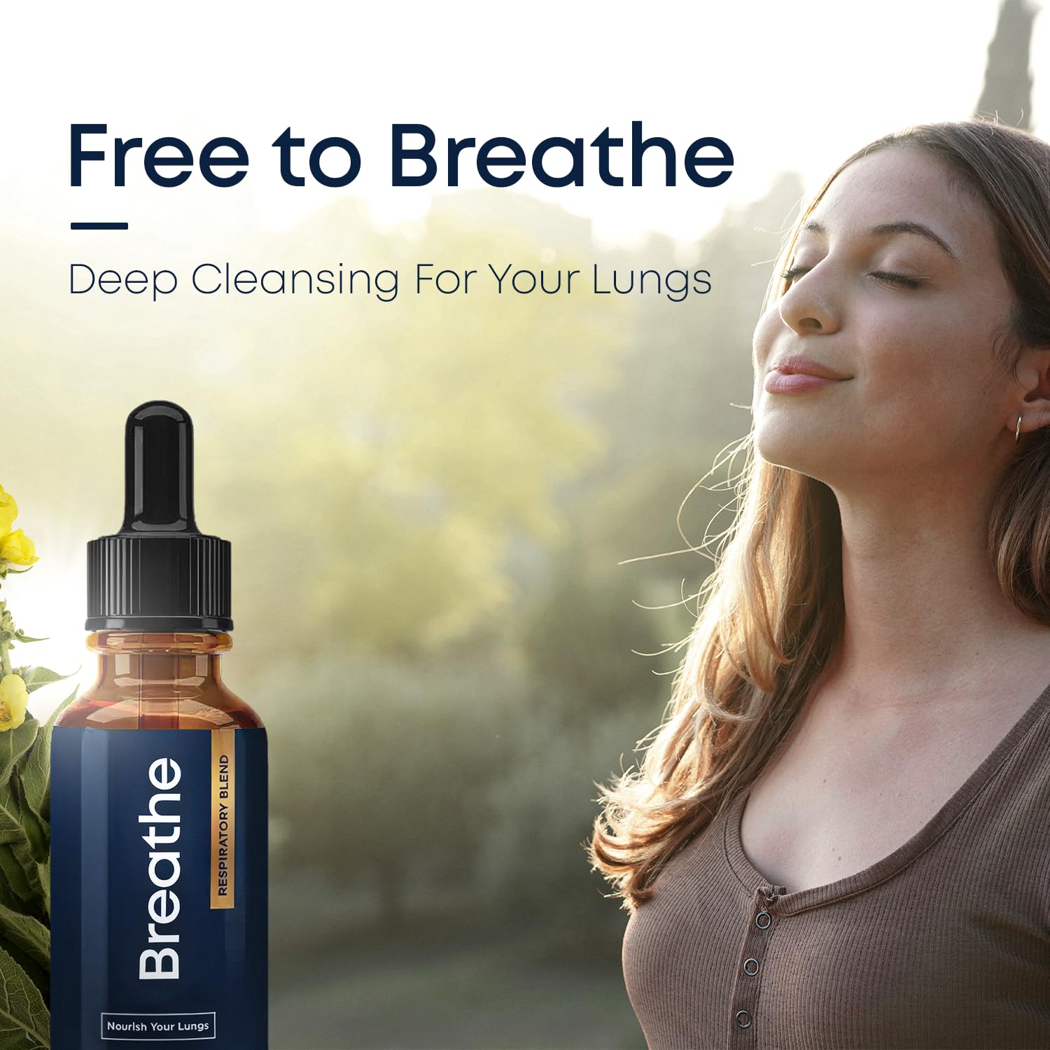 BREATHE & BREATHE PM Bundle - 60 Caps & 1 fl.oz. Mullein Drops for Lungs & Airways: Peppermint, Thyme, & Mullein Leaf Extract for Lungs Detox for Smokers - Clear Mucus & Breathe - GMO-Free & USA-Made Herbal Tea Therapy buy supplements Au