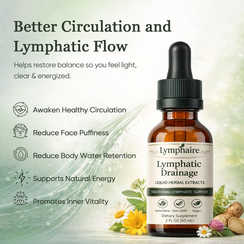 Aacnre Lymphaire Lymphatic Drainage Drops, Herbal Fluid Balance Support, Lymphatic System Support, Immune System & General Wellness, Vegan & Non-GMO, 2 Fl Oz (1) Aacnre buy supplements Au