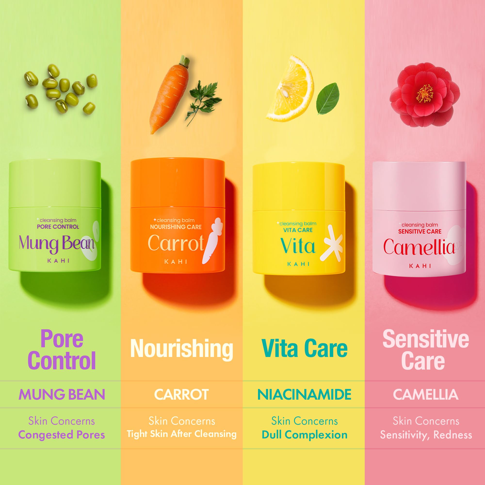 KAHI Cleansing Balm Sensitive Care Camellia - Gentle Makeup Remover Balm with Camellia Seed Oil & Vitamin E - Korean Skincare with Only 10 Ingredients 1.69 oz KAHIBuy Supplements Australia