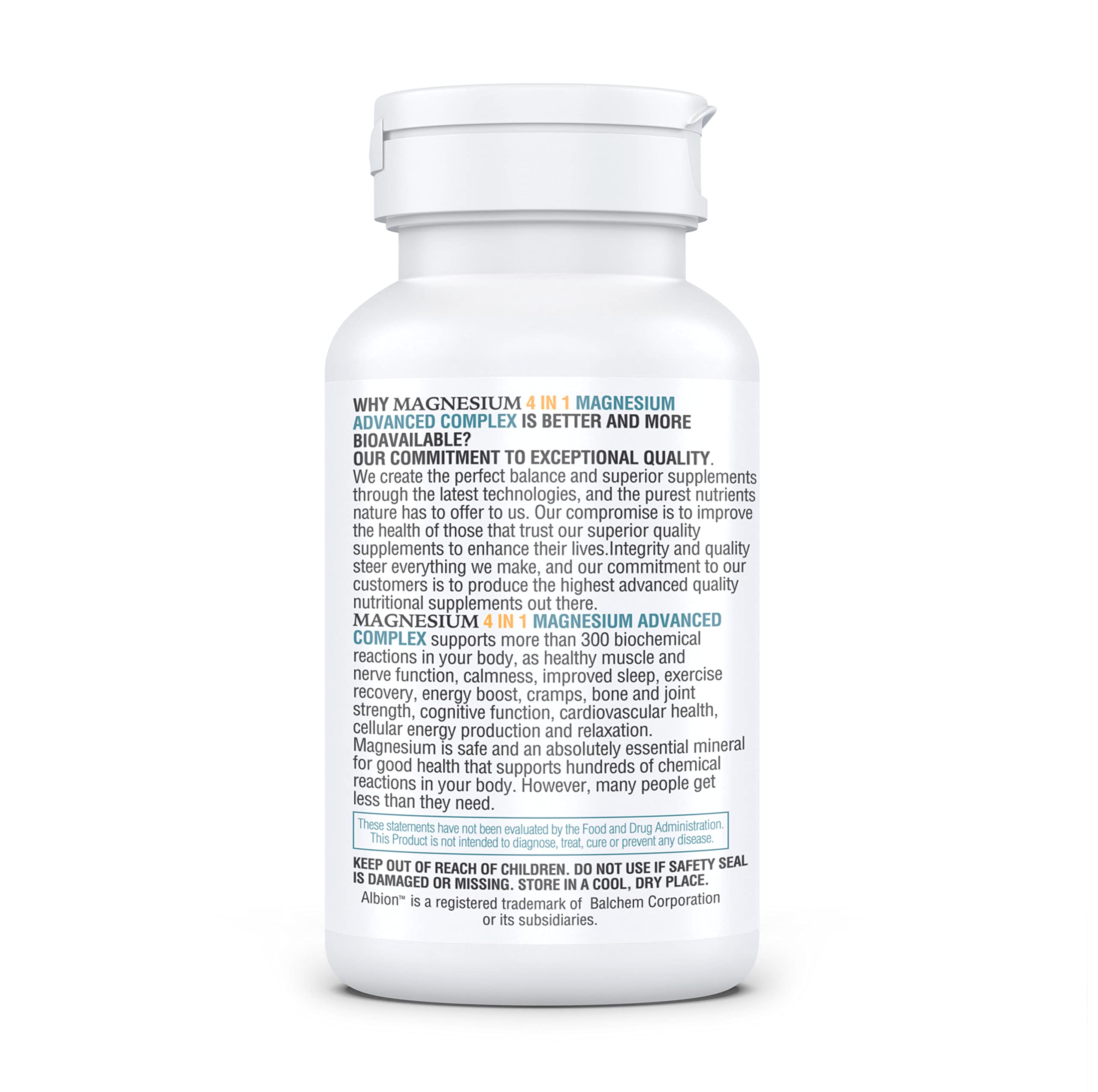 Kappa Nutrition Magnesium 4-in-1, 280mg Elemental Magnesium (Bisglycinate, Malate) + Zinc & Vitamin D3, Brain, Sleep, Energy, Muscle, Immune Support, 120 Vegan Capsules. KAPPA NUTRITION buy supplements Au