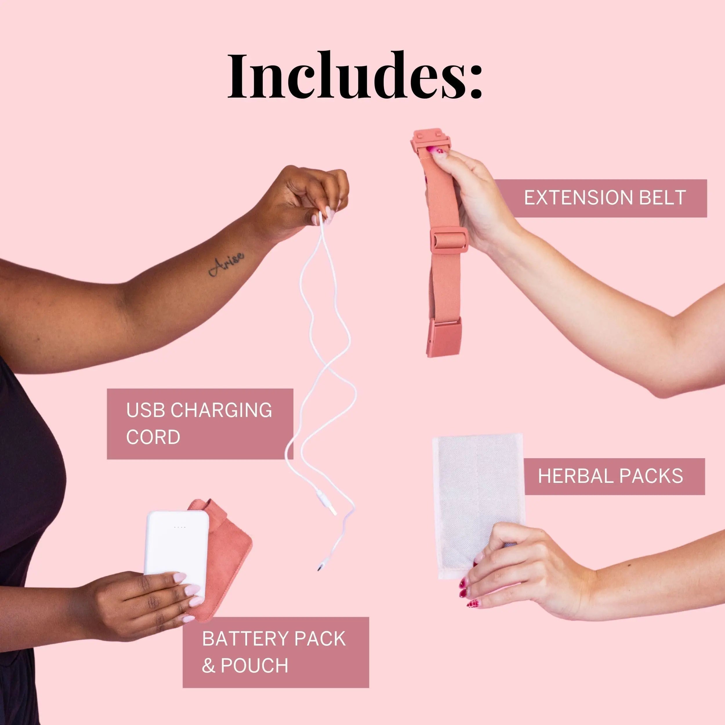 Pixie Period Heating Pad for Cramps - Thinnest Wearable Heating Pad for Feminine Care - Unnoticeable Under Clothes - Best Portable Pain Relief Heat Belt On The Market - Hours of Menstrual Pain Relief Pixie CupBuy Supplements Australia