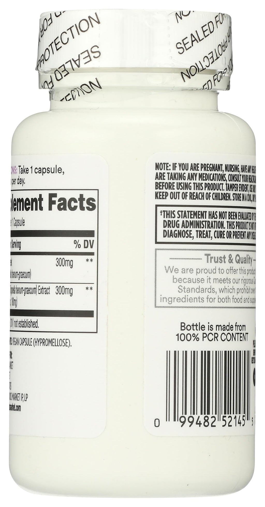 365 by Whole Foods Market, Fenugreek Standardized + Full Spectrum Blend, Lactation Support, Vegan Capsules, 60 Count 365 by Whole Foods MarketBuy Supplements Australia