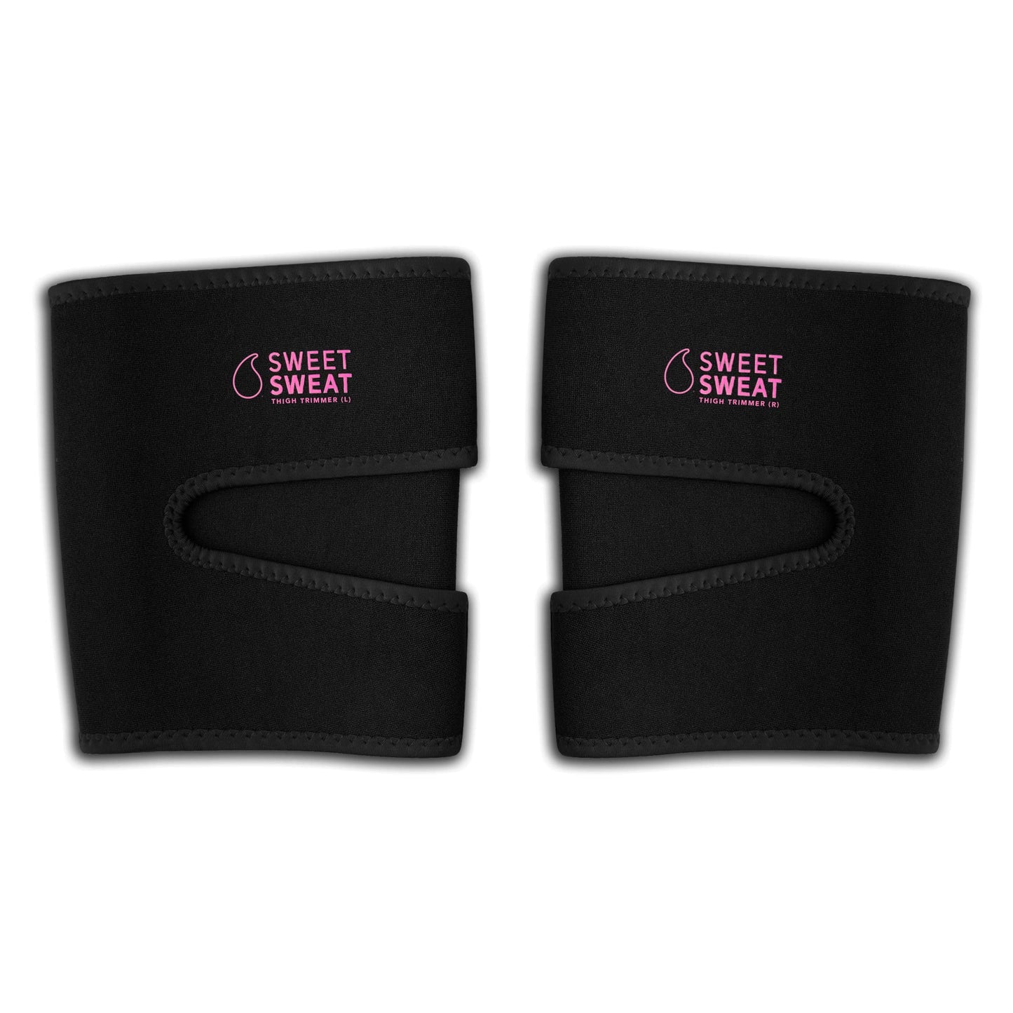 Sports Research Sweet Sweat Thigh Trimmers for Men & Women Increases Sweat & Activity to the Thighs during Exercise (Pink Logo, Medium) Sports Research buy supplements Au