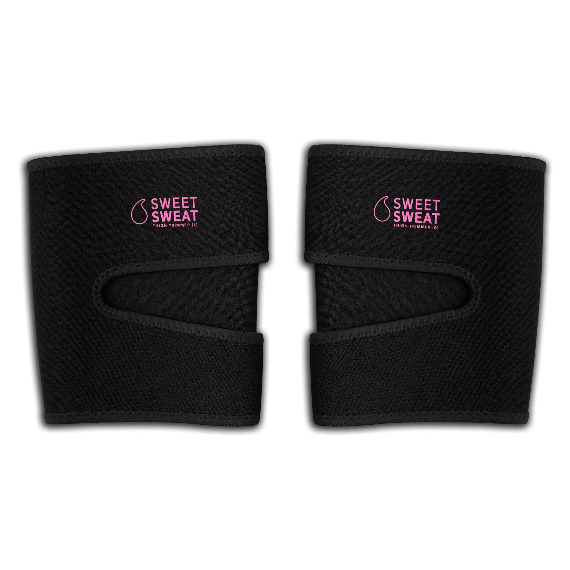 Sports Research Sweet Sweat Thigh Trimmers for Men & Women Increases Sweat & Activity to the Thighs during Exercise (Pink Logo, Medium) Sports Research buy supplements Au