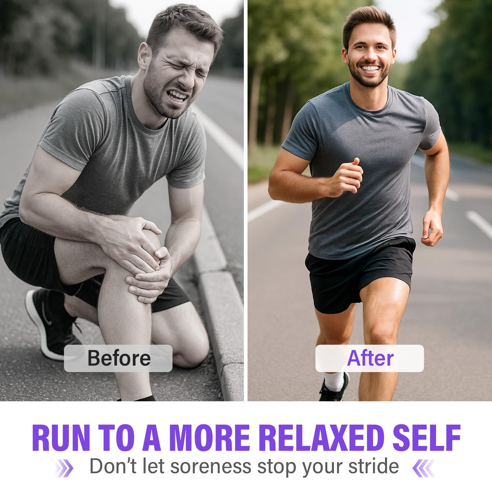 Joint Purple Gel, Fast-Absorbing Soothing Relief Massage Gel with Natural Extracts, Support Muscle, Joint, Shoulder, Knee, Back, Lumbar & Muscle Stiffness WKCWKCBuy Supplements Australia
