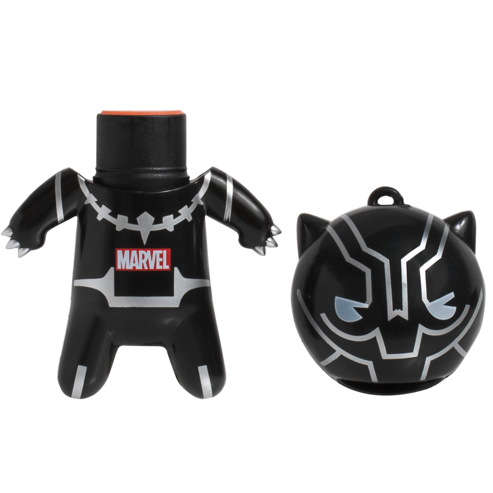Lip Smacker Marvel Lip Balm Keychain, Clear & Glossy, Fun & Giftable, Cruelty Free - Black Panther Lip SmackerBuy Supplements Australia