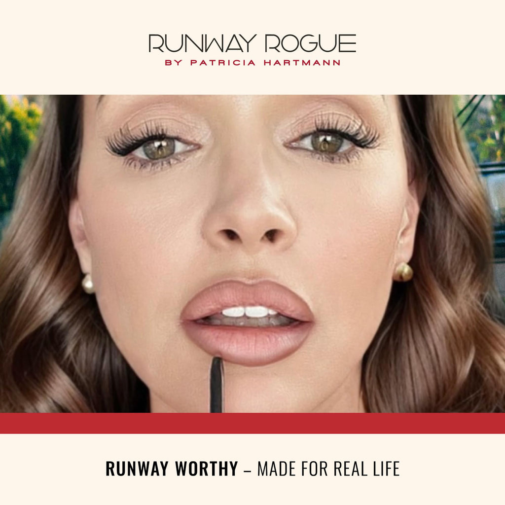 Runway Rogue Designer Liner Lip Pencil, Matte Cool Berry-Rose Lip Liner Pencil and Lip Liner Sharpener, ‘Camera Ready’ Runway RogueBuy Supplements Australia