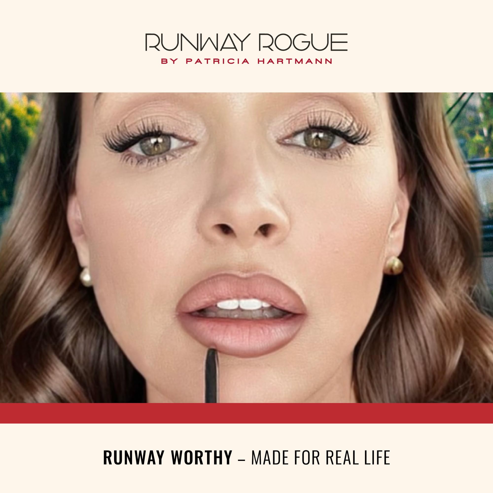 Runway Rogue Designer Liner Lip Pencil, Matte Cool Berry-Rose Lip Liner Pencil and Lip Liner Sharpener, ‘Camera Ready’ Runway RogueBuy Supplements Australia