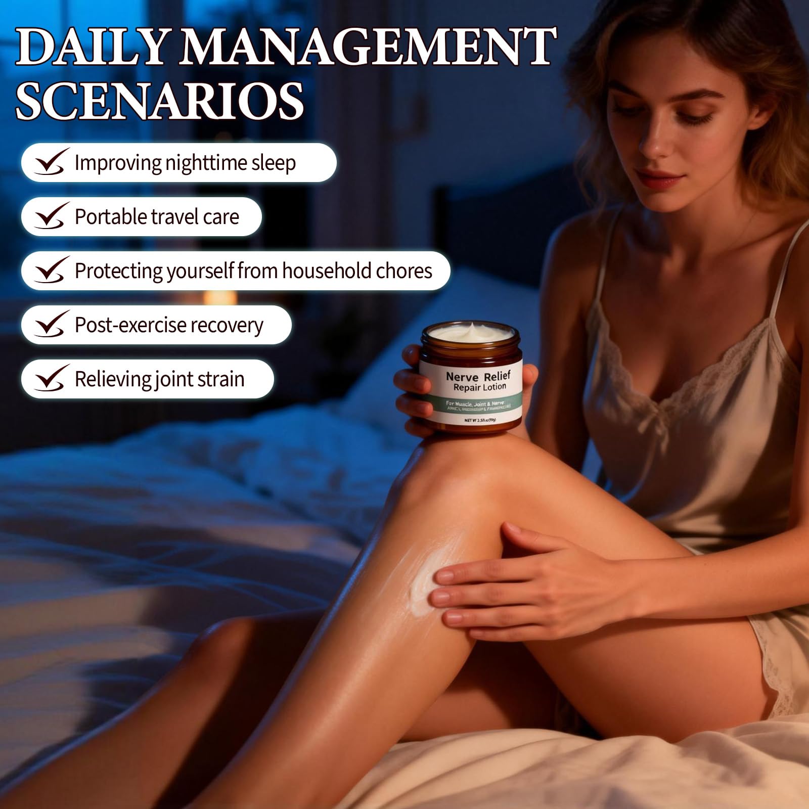 BLOWADM Nerve Cream,Neuropathy Lotion With Arnica,Magnesium For Joint,Daily Nourishment For Knee,Lumbar,Neck,Hand And Foot(3.5oz BLOWADMBuy Supplements Australia