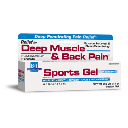 Nature's Way Boericke & Tafel Sports Gel, Relief for Deep Muscle, Joint, Tendon, & Back Pain and Inflammation, Homeopathic, 2.5 oz Nature's WayBuy Supplements Australia