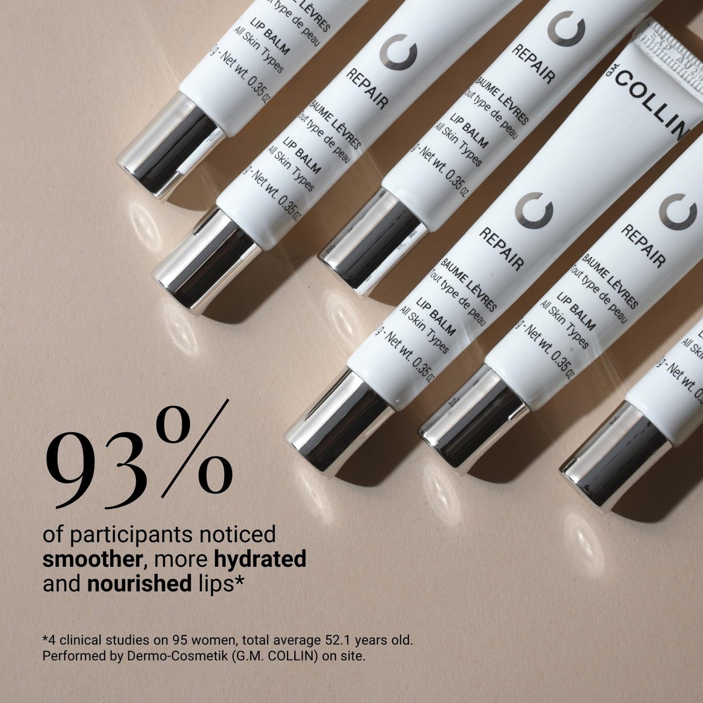 G.M. COLLIN Repair Lip Balm | Hydrating Treatment for Dry or Chapped Lips | Moisturizing Shea Butter to Soothe and Soften G.M. COLLINBuy Supplements Australia