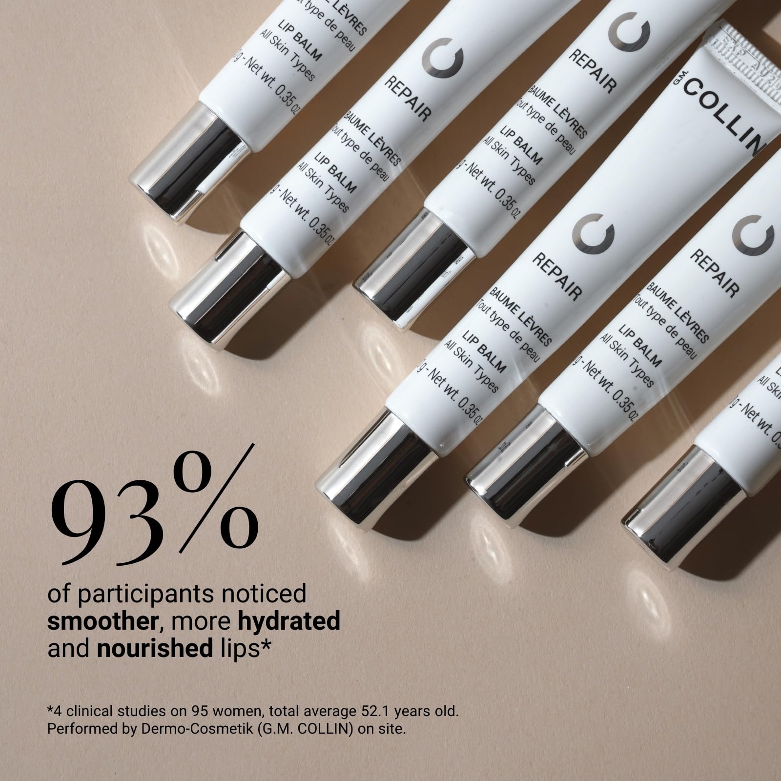G.M. COLLIN Repair Lip Balm | Hydrating Treatment for Dry or Chapped Lips | Moisturizing Shea Butter to Soothe and Soften G.M. COLLINBuy Supplements Australia