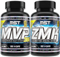 MST Foundation Stack, ZMK Nighttime Multi-Mineral, 120 V-Caps and MVP-365 Premium Multiple Vitamin, 1000iu Vitamin D3, 120 V-Caps, BSCG Certified Drug Free Millennium Sport Technologies MSTBuy Supplements Australia