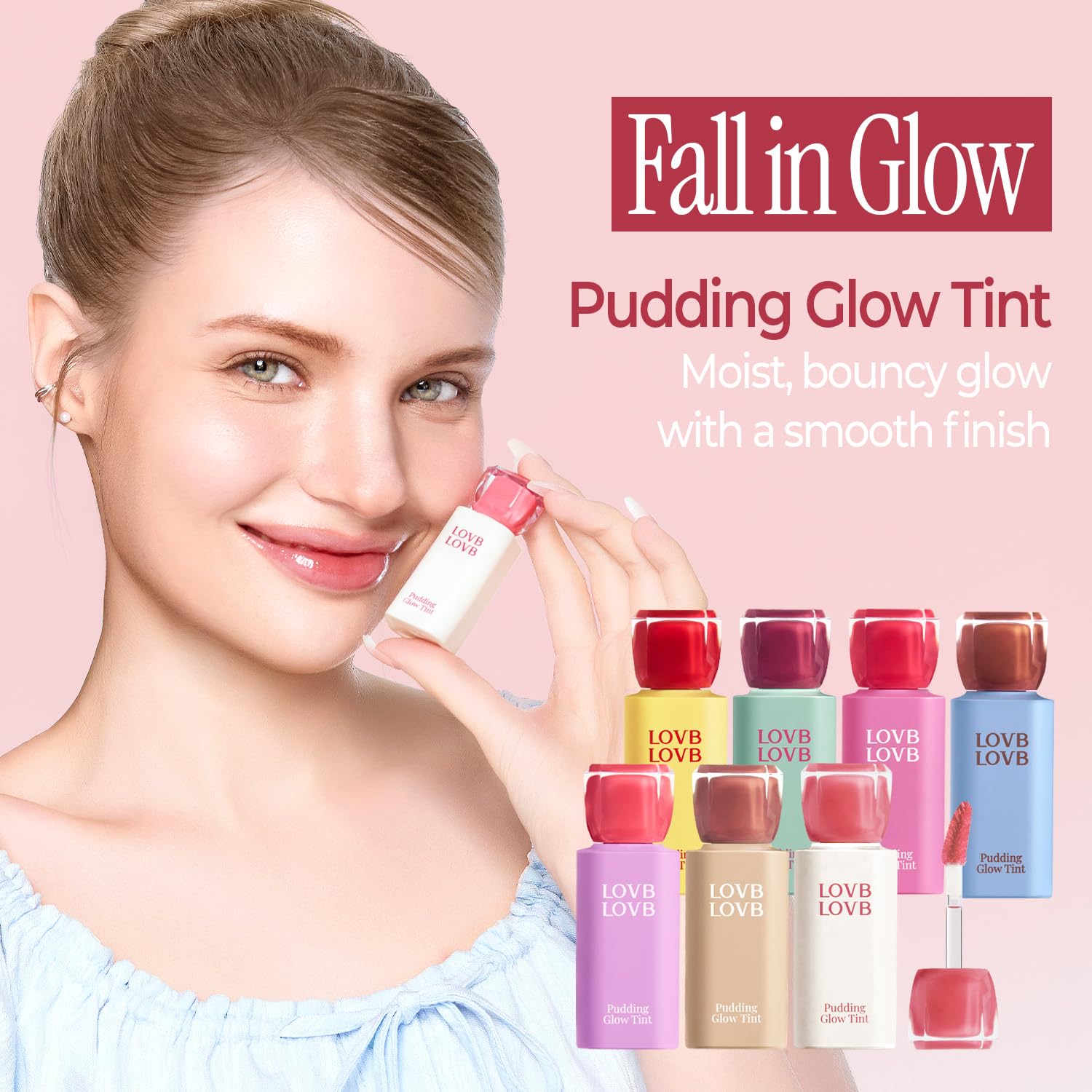 LOVB LOVB Pudding Glow Korean Lip Tint | Natural Lip Stain | Gloss to Stain | Long-Lasting & Non-Sticky | Lightweight Lip Tint | 0.14 oz. (04 SUNSET BEIGE) LOVB LOVBBuy Supplements Australia