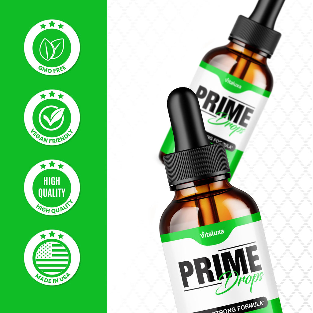 (2 Pack) Prime Drops for Men, Extra Strength Prime Drops Liquid Supplement Performance Blend All Natural Support, PrimeDrops Advanced Formula Vitamins for Health Wellness Reviews (4oz) VitaluxaBuy Supplements Australia