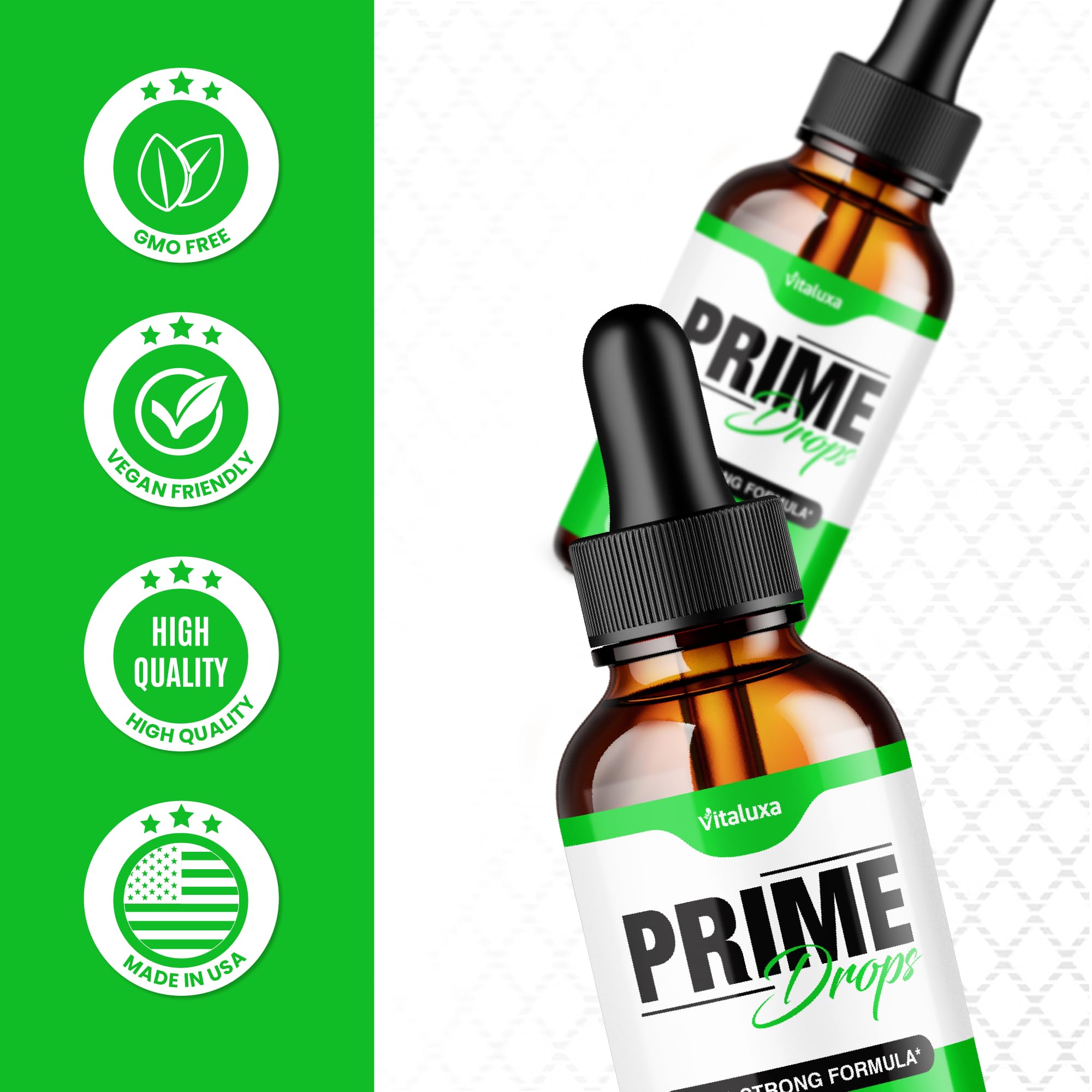 (2 Pack) Prime Drops for Men, Extra Strength Prime Drops Liquid Supplement Performance Blend All Natural Support, PrimeDrops Advanced Formula Vitamins for Health Wellness Reviews (4oz) VitaluxaBuy Supplements Australia