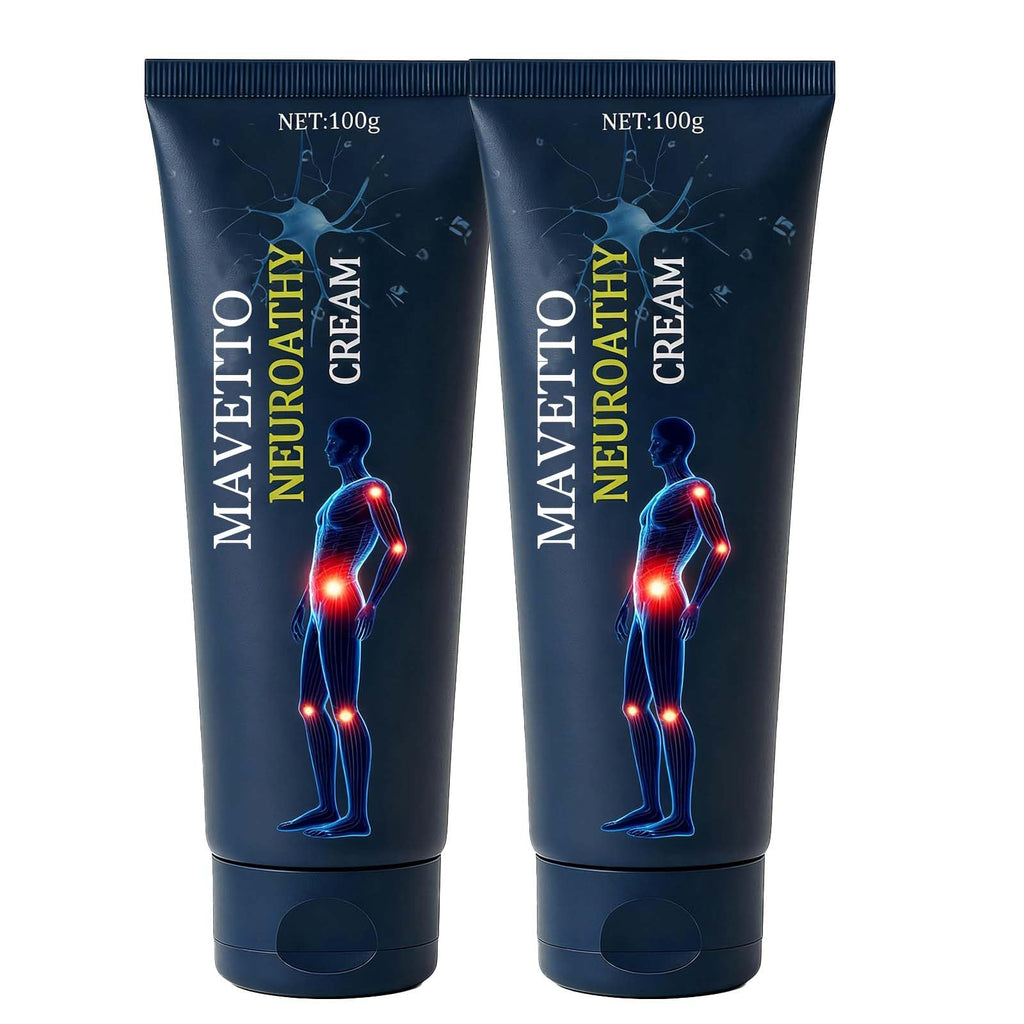 Bare Basics MAVETTO Neuropathy Relief Cream, Neurosoothe Formula Nerve Cream, Contains Capsaicin, Arnica, Menthol, MSM and Glucosamine, Improve Joint Discomfort, Increase Mobility (2pcs) Bare BasicsBuy Supplements Australia