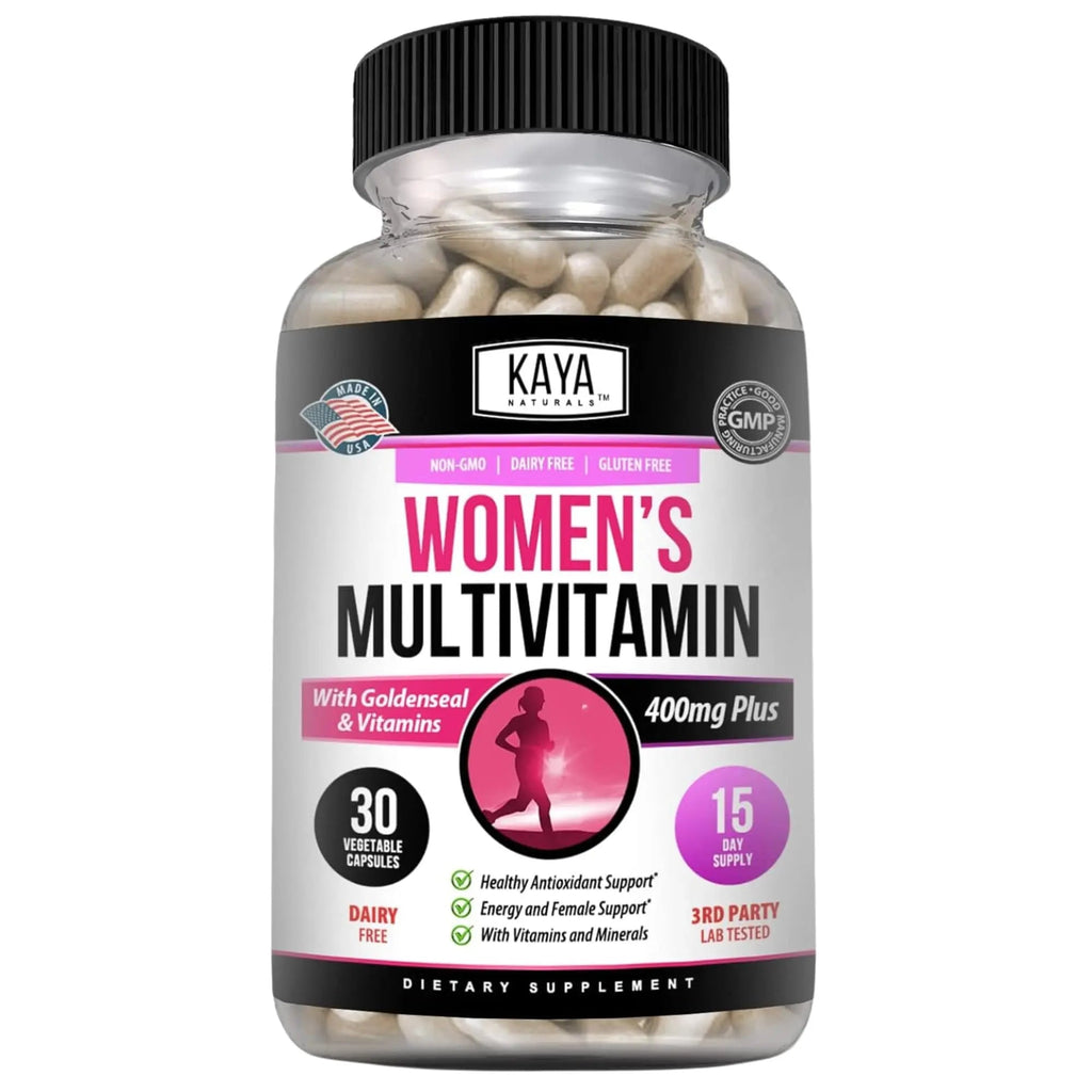 Kaya Naturals Women's Multivitamin, Overall Healthy Antioxidant, and Immune Support, Vitamins A, D, C, E, Biotin Kaya Naturals