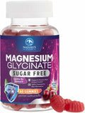 Magnesium Glycinate Gummies - Sugar Free - 100% Chelated Magnesium Gummy Supplement for Max Absorption - for Sleep Support & Heart, Muscle & Bone Health - Gentle on Stomach, Grape Flavor - 60 Gummies Nature's PeakBuy Supplements Australia