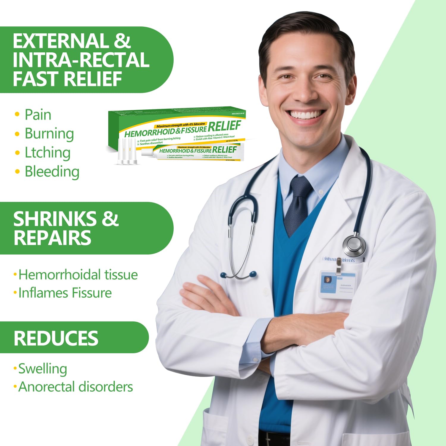 Dr.Goddyik Maximum Strength Hemorrhoid & Fissure Relief Cream Ointment with Aloe & Vitamin E - Fast Acting, Long Lasting Soothe for Itching, Burning & Fissures Dr.GoddyikBuy Supplements Australia