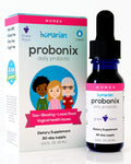 humarian probonix daily probiotic packaging and bottle on a white background