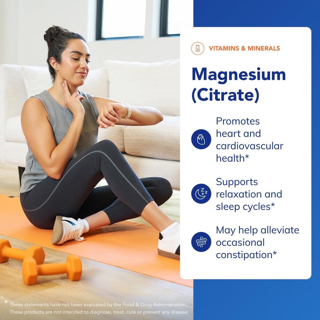 Pure Encapsulations Magnesium (Citrate) - Supplement for Sleep, Heart Health, Cognitive Health, Bone Health, Energy, Muscles, and Metabolism* - with Premium Magnesium - 180 Capsules Pure Encapsulations buy supplements Au