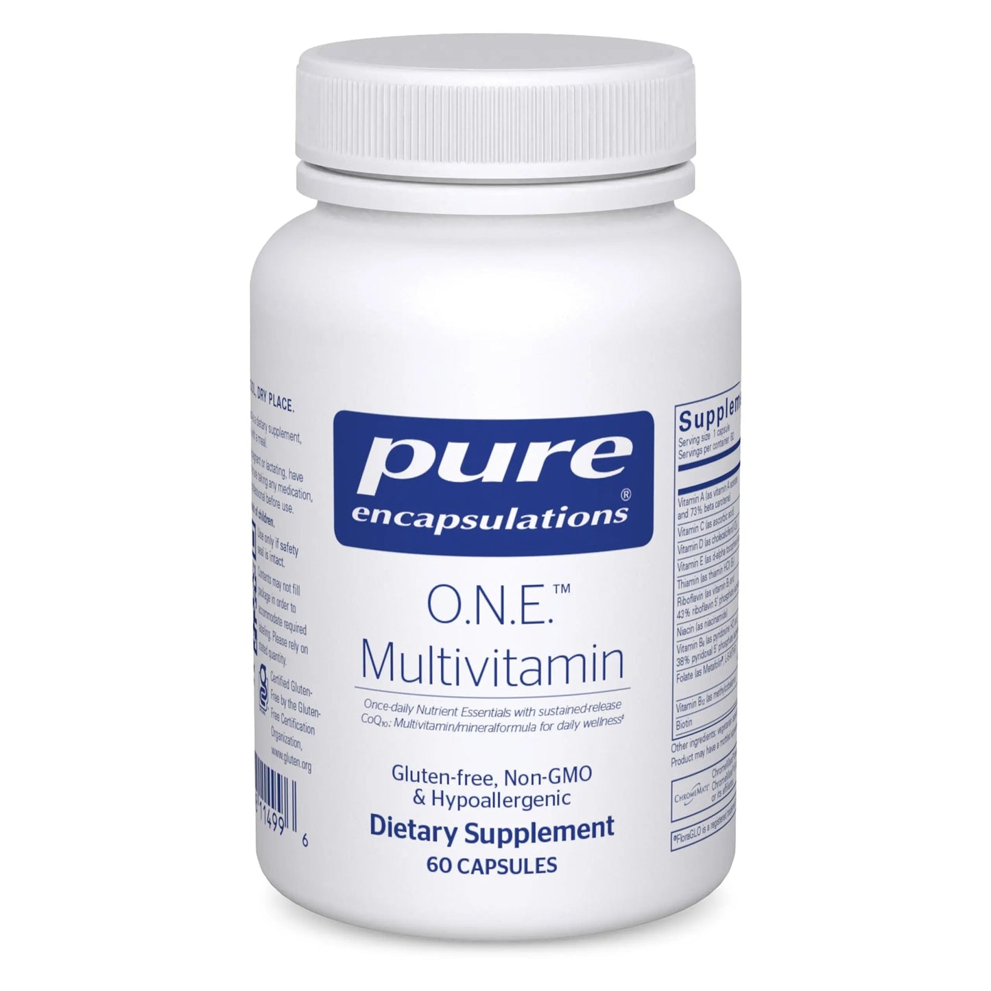 Pure Encapsulations O.N.E. Multivitamin - Once Daily Multivitamin with Antioxidant Complex Metafolin, CoQ10 Pure Encapsulations