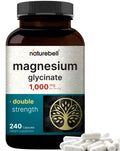 NatureBell Magnesium Glycinate 1,000mg, 240 Capsules | 500mg per Capsule | 100% Chelated & Purified | Sleep, Muscle & Nerve Support | Non-GMO, Gluten-Free NatureBellBuy Supplements Australia