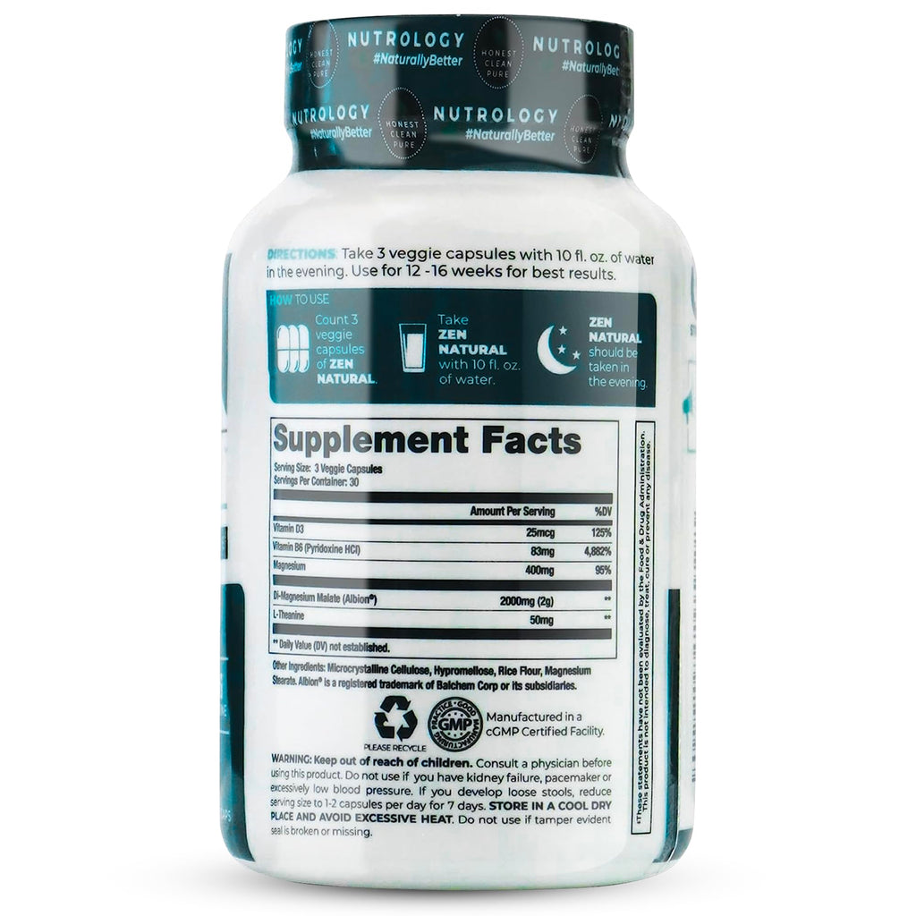 Nutrology Greens & Fruits Powder-Naturally Sourced Superfood, Chocolate (30 Servings) Zen Natural Magnesium Supplement (30 Servings) Nutrology buy supplements Au