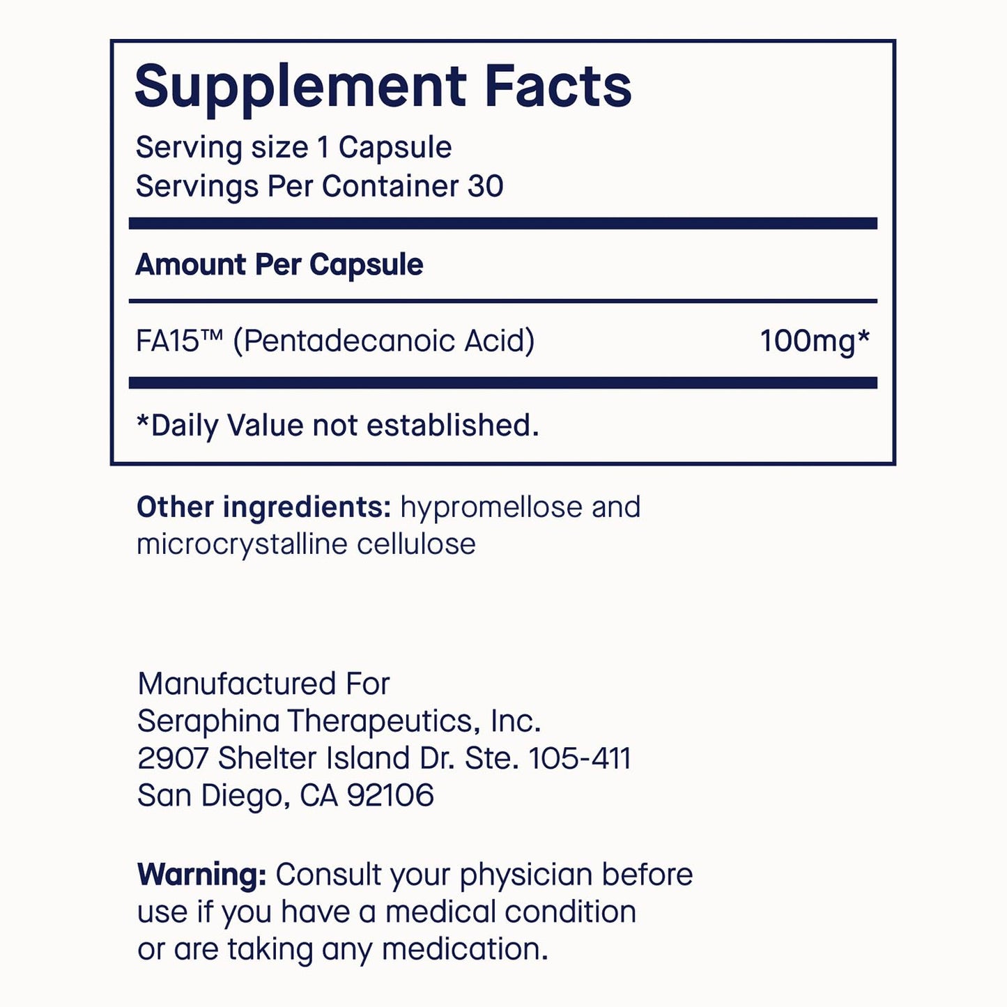 Fatty15 C15:0 Pentadecanoic Acid Supplement The Longevity Nutrient - 90 Vegan Capsules - 3X Cellular Benefits of Fish Oil EPA Omega 3 Supplements - Liver Support & Mitochondrial Health Fatty15 buy supplements Au