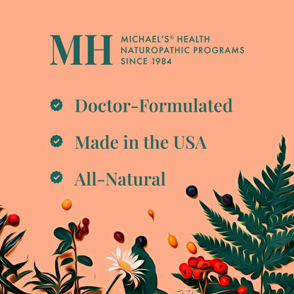 Michael's Health Naturopathic Programs Teen Boys - 60 Vegetarian Capsules - Daily Multivitamin Supplement - Kosher - 30 Servings MICHAEL'SBuy Supplements Australia