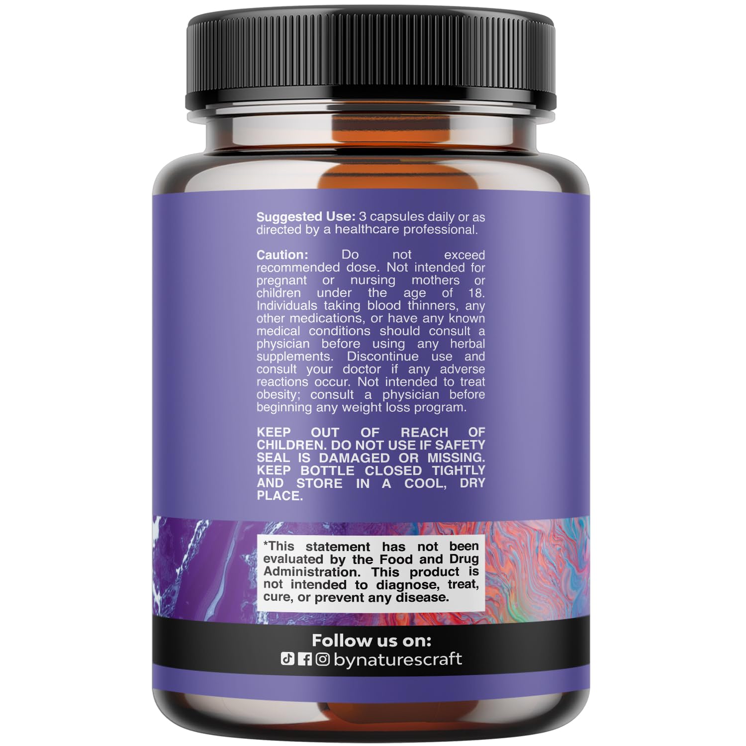 Triple Magnesium Complex Supplement - High Absorption Magnesium Glycinate, Malate & Taurate Blend for Muscles, Energy Support & Heart Health - Triple Mg Complex 400 mg Capsules - 120 Count Natures Craft buy supplements Au
