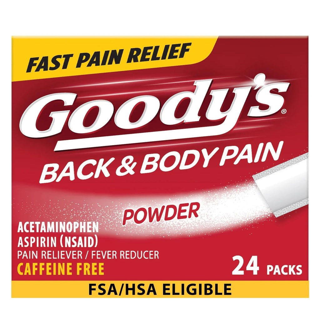 Goody's Back and Body Pain Relief Powder, 24 ct (Pack of 1) Goody'sBuy Supplements Australia