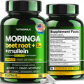 Moringa Capsules, Beet Root, Mullein Leaf - Energy, Skin, Immune Supplement Superfood, Rich in Antioxidants, Minerals & Essential Vitamins - High Absorption Non-GMO - Made in USA - 60ct VitamaxBuy Supplements Australia
