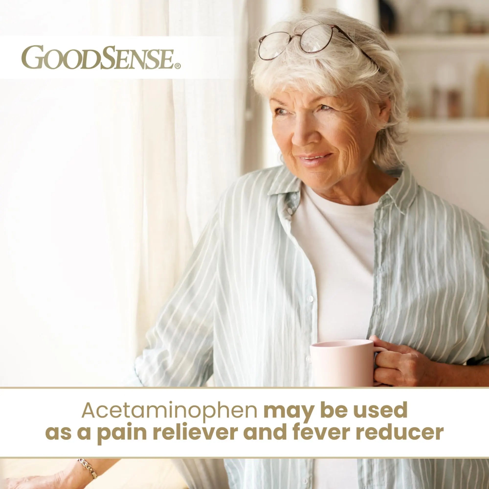 GoodSense Extra Strength Pain Relief - Acetaminophen Caplets 500 mg - Headache, Muscle Ache, Arthritis Relief, 100 Count GoodSenseBuy Supplements Australia