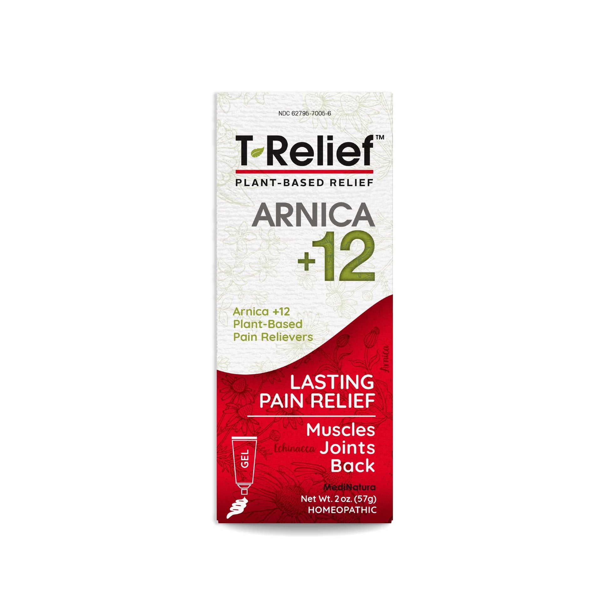 MediNatura T-Relief Extra Strength Discomfort Relief Gel-Extra-Strength Arnica Gel for Fast-Acting Relief-Supports Mobility & Body Aches-Homeopathic & Plant-Based-Paraben-Free-Non-Sticky - 2 oz MediNaturaBuy Supplements Australia