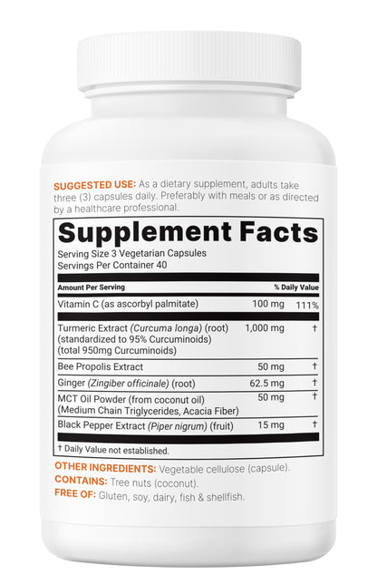 Micro Ingredients Pure Turmeric Curcumin Supplement 1,000mg – 95% Curcuminoids with Black Pepper & Ginger – High Absorption for Joint & Antioxidant Support