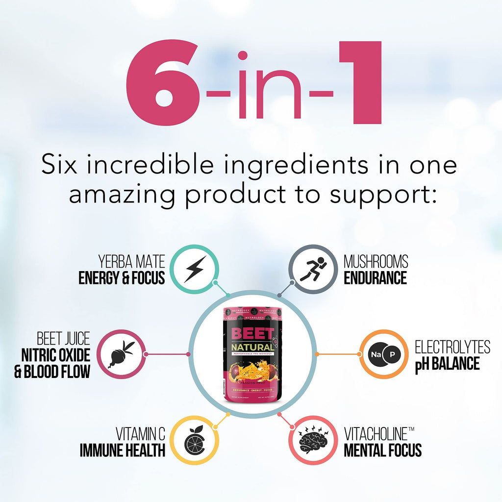 Nutrology Greens & Fruits Powder-Naturally Sourced Superfood, Chocolate (30 Servings) Beet Natural O2, Pre Workout Powder, Passion Fruit Flavor (30 Servings) Nutrology buy supplements Au