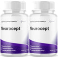 (2 Pack) Neurocept Capsules, Official Neurocept Brain Supplement Pills with All Natural Ingredients, Advanced Formula Support Pills with Max Strength Premium Vitamins for Women & Men (120 Capsules) SyvorBuy Supplements Australia